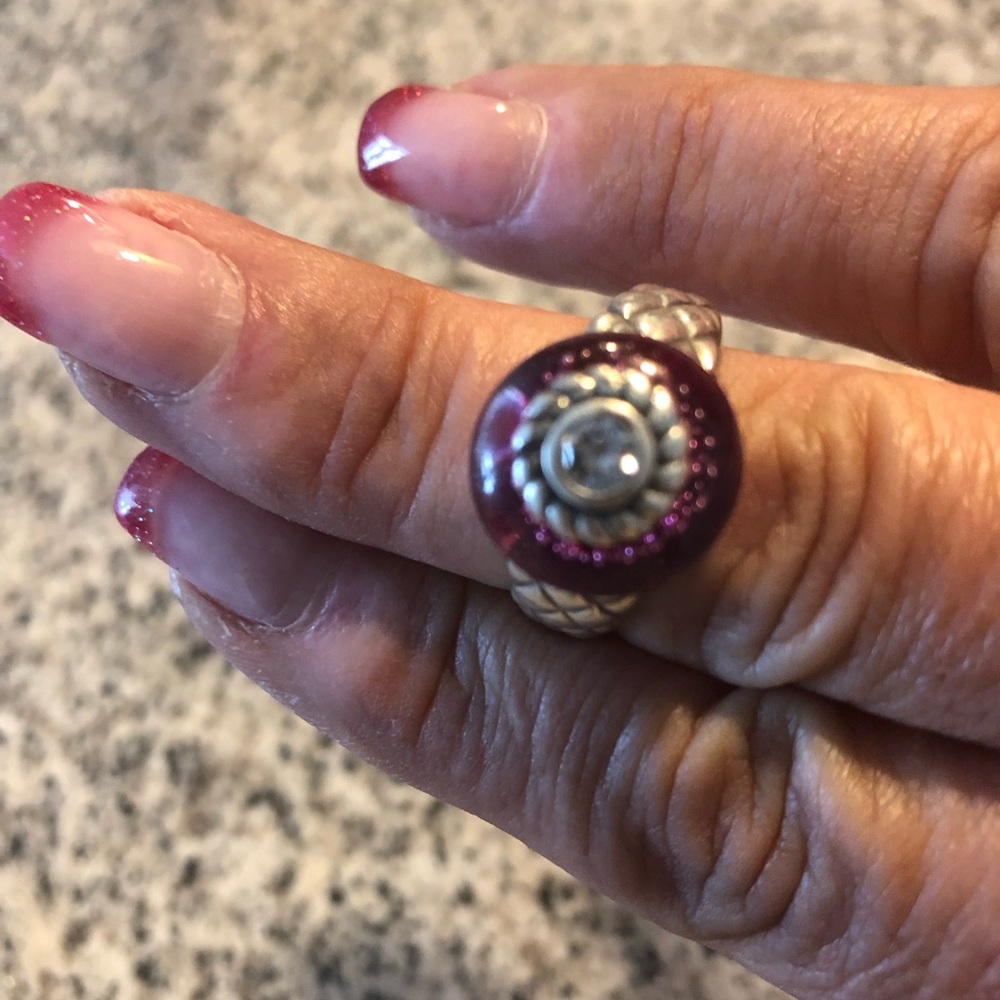 Pandora changeable bead ring! A Rare Find!!